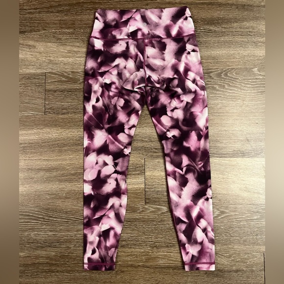 Lululemon Wunder Under Hi-Rise Tight 28" Blush Blossom Alpine White Candy Pink - Picture 7 of 8